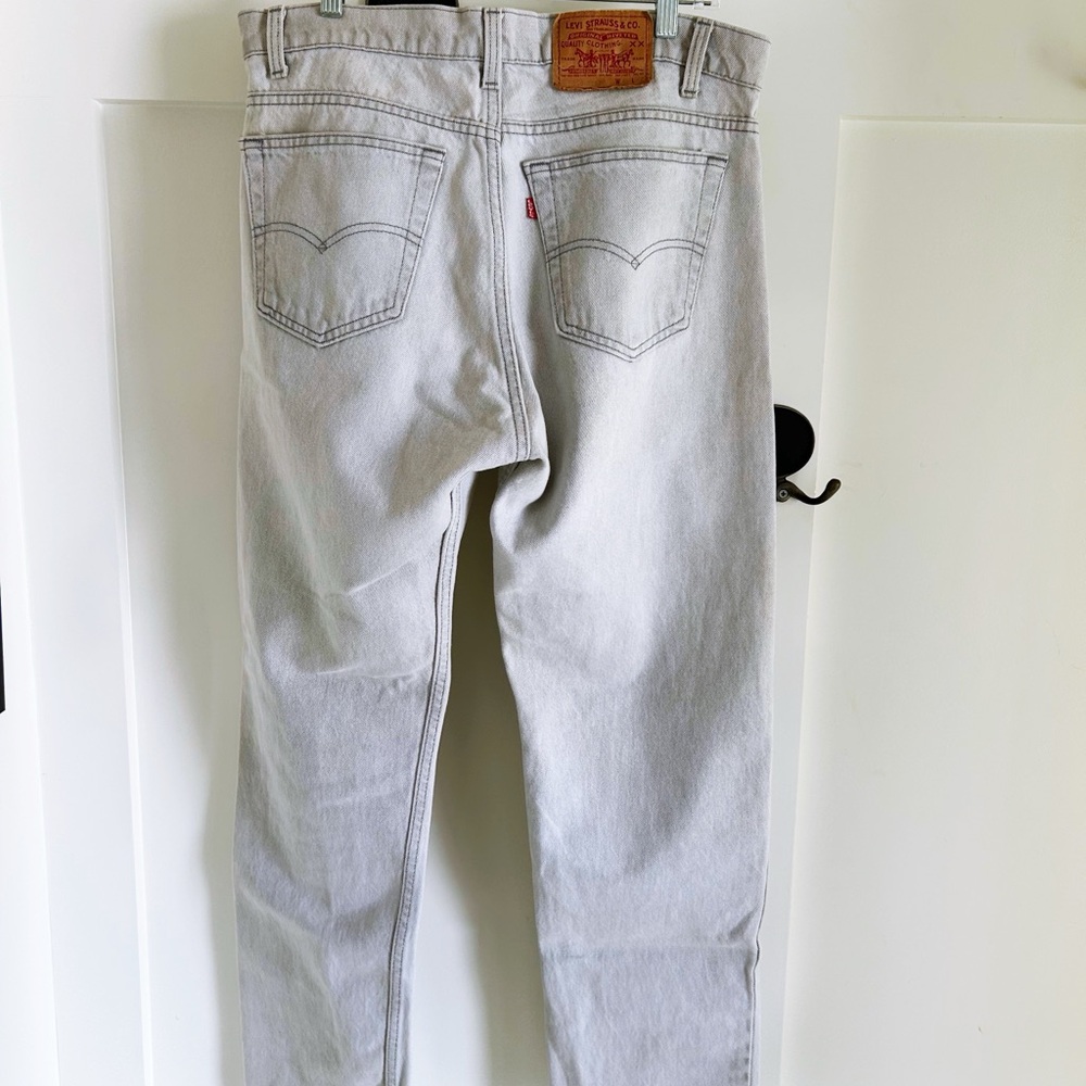 Vintage 80s Levi's Men's Gray Jeans